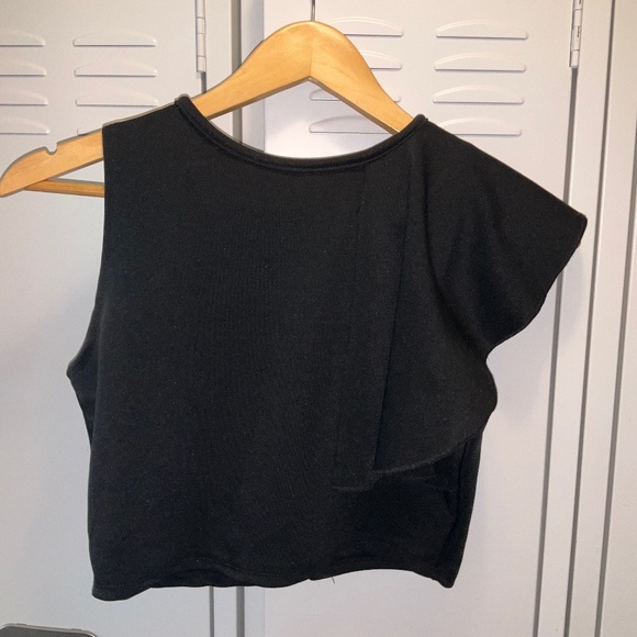 Black crop top - Picture 1 of 3